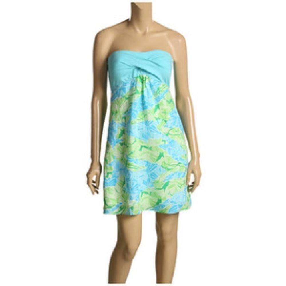 Lilly Pulitzer Regan Gator Alley Dress Size XS